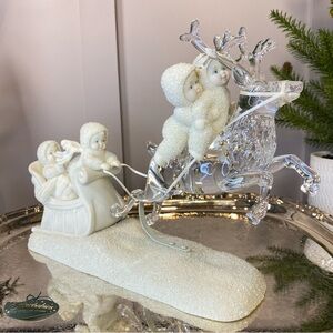 Snowbabies Collectors Edition  2001 Up Into the Stars Figurine W/Box 4069/15,000